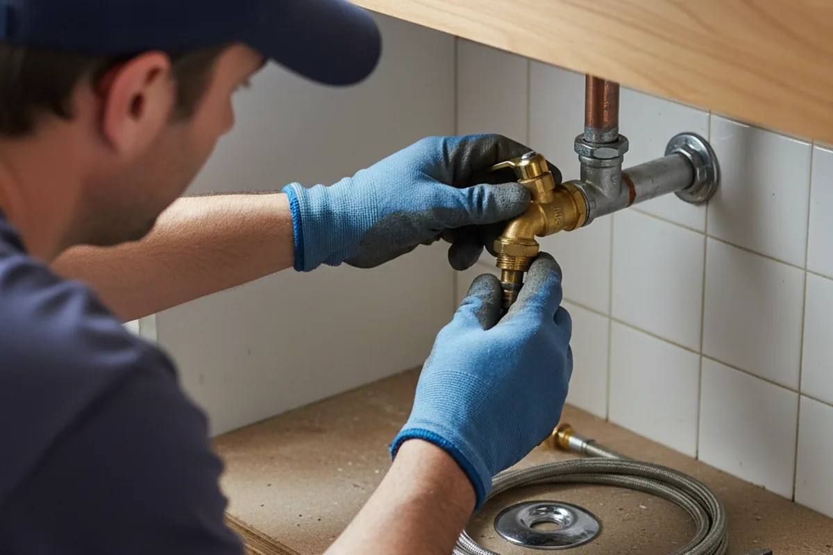 Shutoff valve and fitting work during Emergency Plumbing in Wassaic